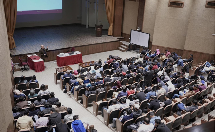 SMCS organized guest lectures on 'Blockchain and Smart Contracts' and 'Role and Growth of IT' by Professor Paolo Bottoni