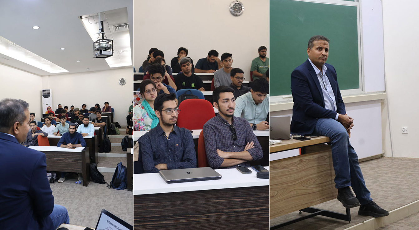 Guest Speaker Session Ahmed Ayub from Conrad Labs Delivers Insights on AI and Future Careers