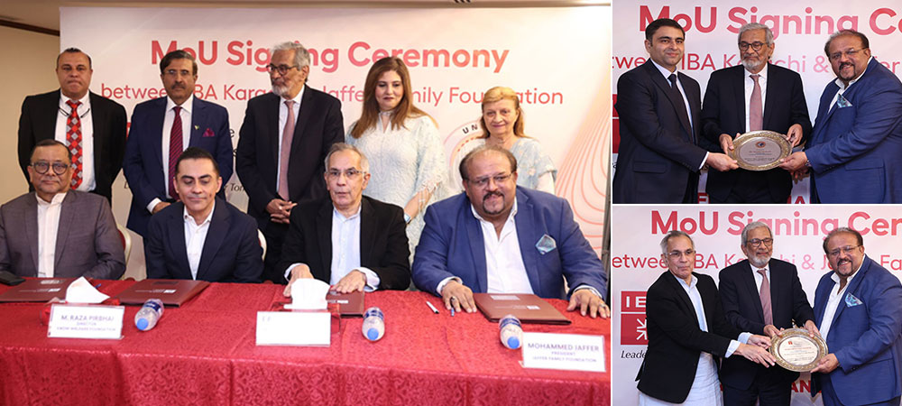 IBA Karachi and The Jaffer Family of New York collaborate to establish a Data Science Center at IBA