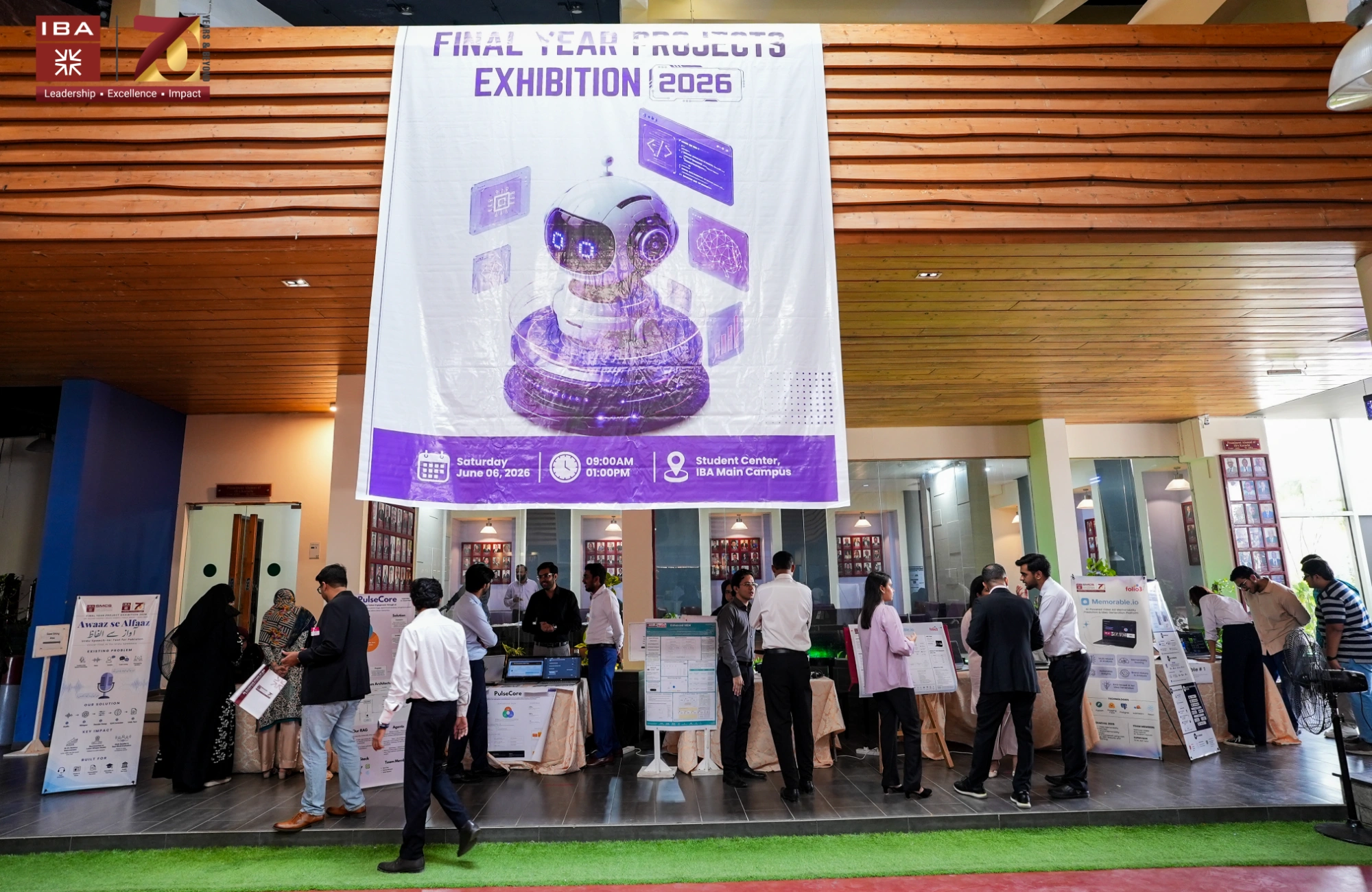 IBA-SMCS Karachi, hosted the Computer Science Final Year Project (FYP) Exhibition 2026