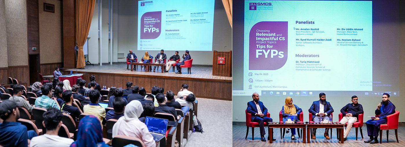 SMCS hosted a panel discussion on selecting impactful CS project topics for FYPs