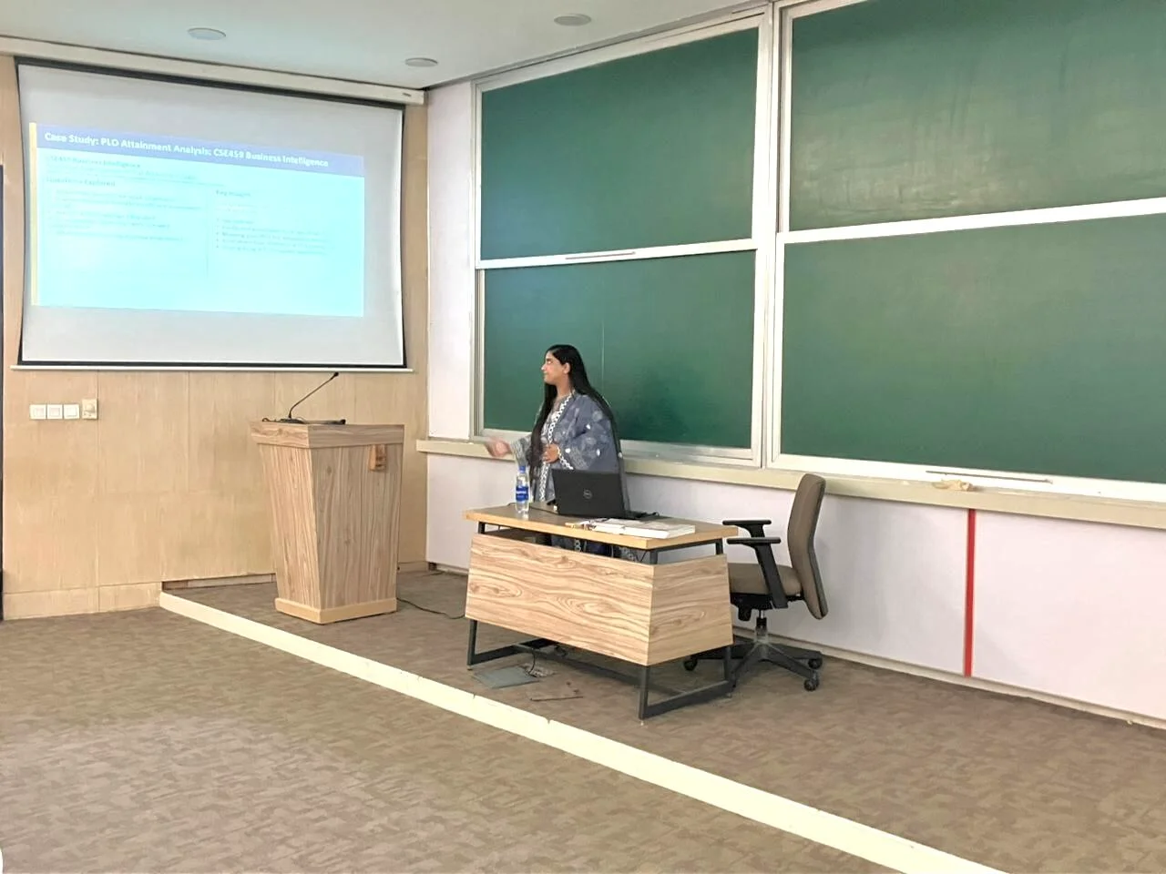IBA SMCS conducted a faculty workshop on the Outcome-Based Education (OBE) Tool, led by Wareesha Ayub
