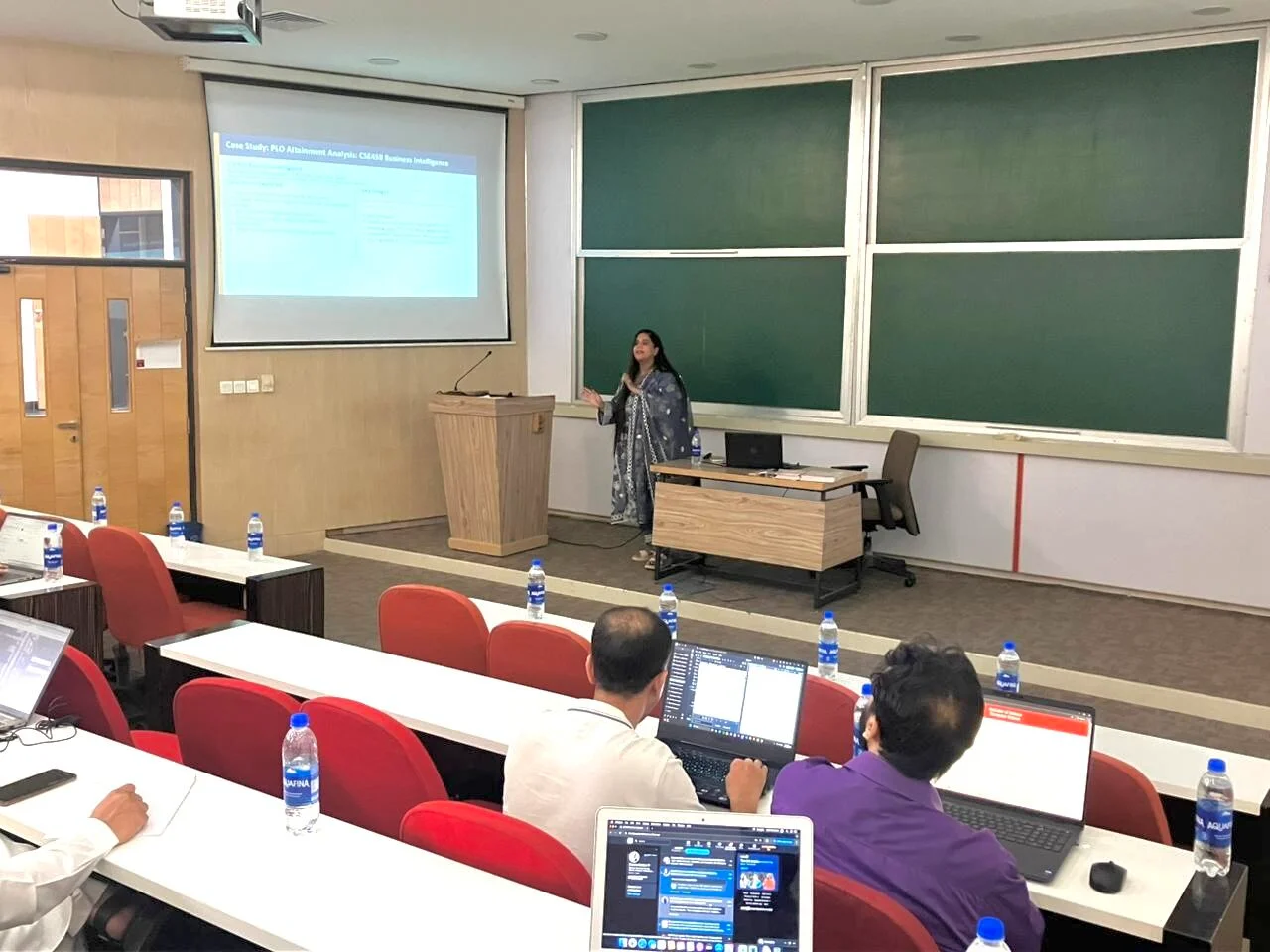 IBA SMCS conducted a faculty workshop on the Outcome-Based Education (OBE) Tool, led by Wareesha Ayub